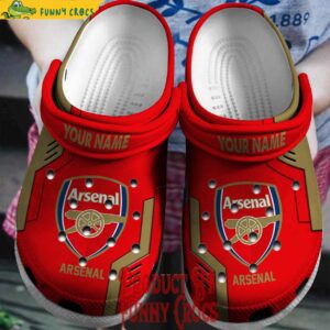 Personalized Arsenal EPL Crocs Slippers