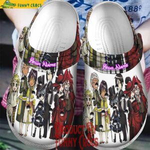 Personalized Black Butler Charters Crocs Shoes