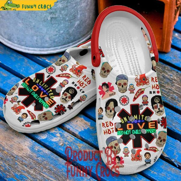 Red Hot Chili Peppers Unlimited Love Crocs Shoes