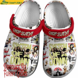 System Of A Down Chop Suey Crocs Shoes 3