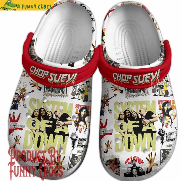 System Of A Down Chop Suey Crocs Shoes