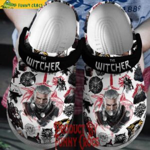 The Witcher Will Swing His Sword Crocs Shoes 1
