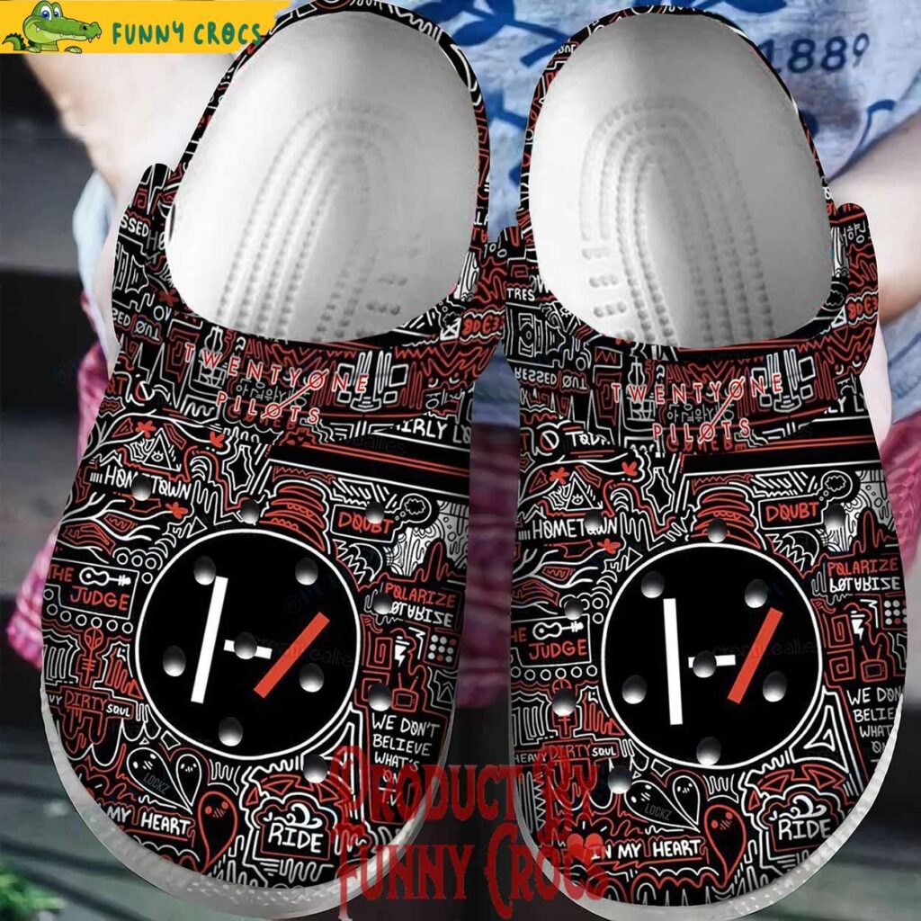 Twenty One Pilots Tear In My Heart Crocs Shoes