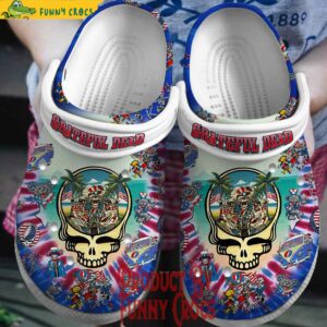 4th Of July Grateful Dead Crocs Slippers Gift