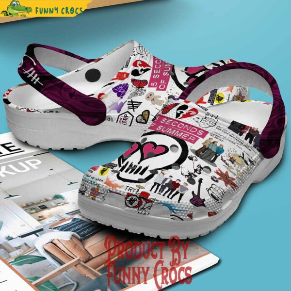 5 Seconds Of Summer Crocs Clog Shoes