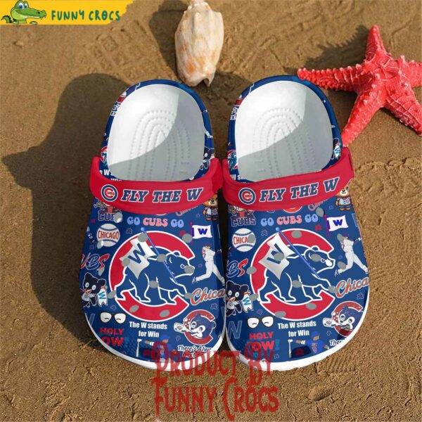 Chicago Cubs The W Stand For Win Crocs Style