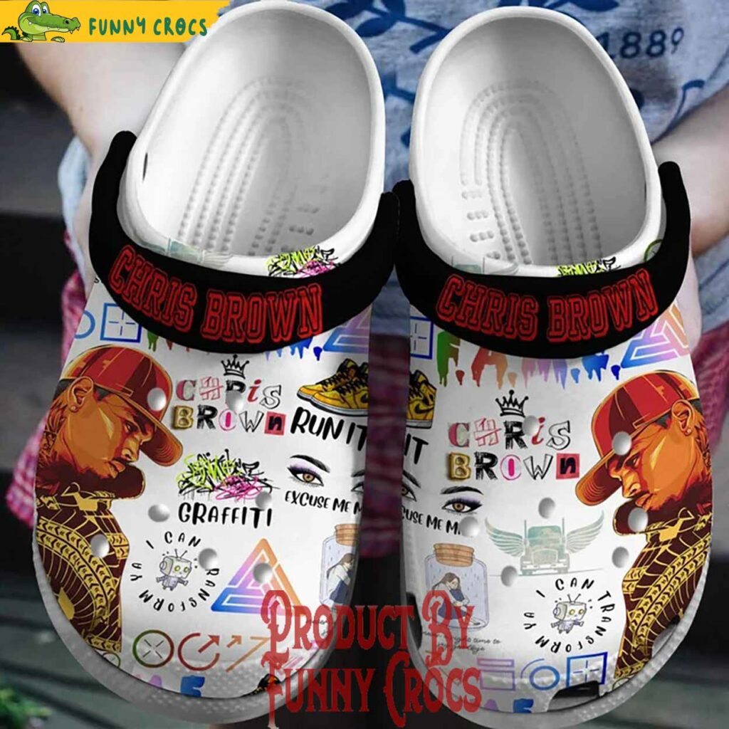 Chris Brown Graffiti Album Cover Crocs Style - Discover Comfort And ...