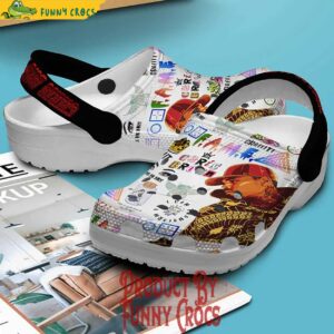 Chris Brown Graffiti Album Cover Crocs Style 3