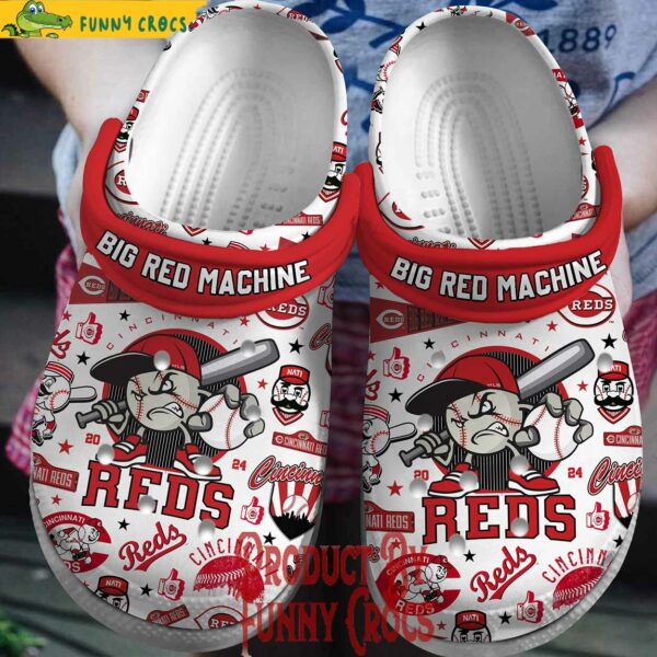 Cincinnati Reds Baseball Crocs Style