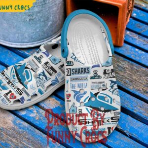 Cronulla Sharks Crocs Shoes 3