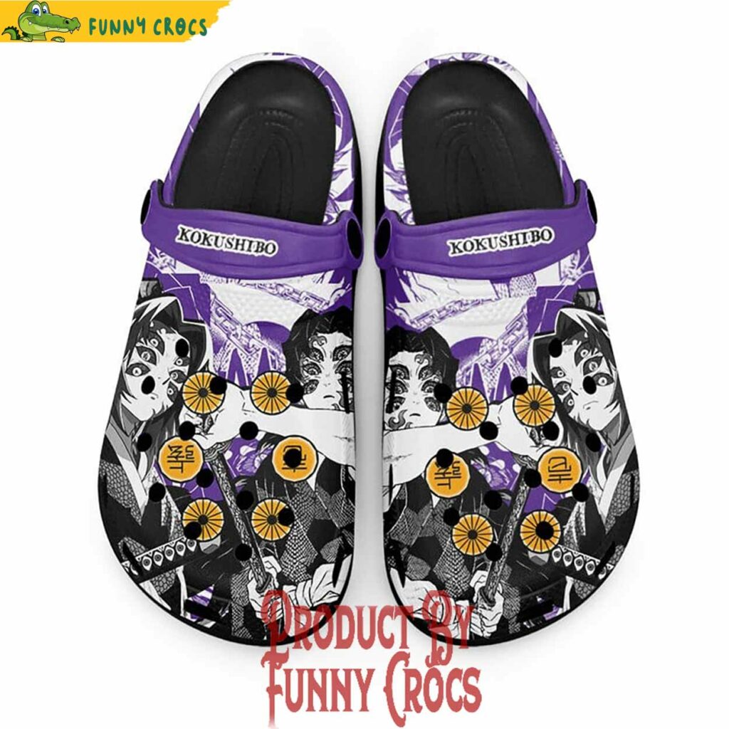 Custom Demon Slayer Kokushibo Crocs Clog Shoes