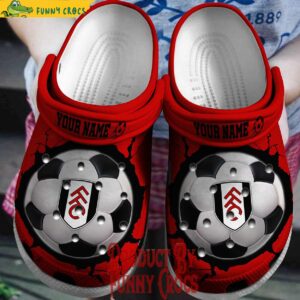 Custom Fulham EPL Football Crocs Shoes For Fans