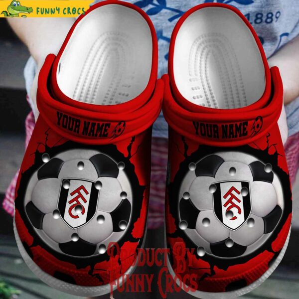 Custom Fulham EPL Football Crocs Shoes For Fans
