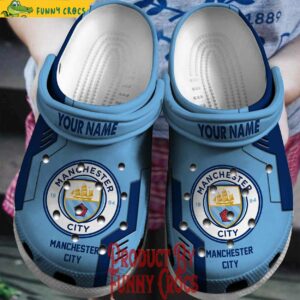 Custom Manchester City EPL Crocs Slippers