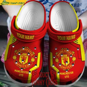 Custom Manchester United Premier League Crocs Slippers