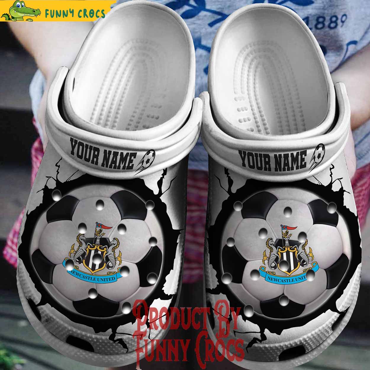 Custom Newcastle United EPL Football Crocs Style - Discover Comfort And ...