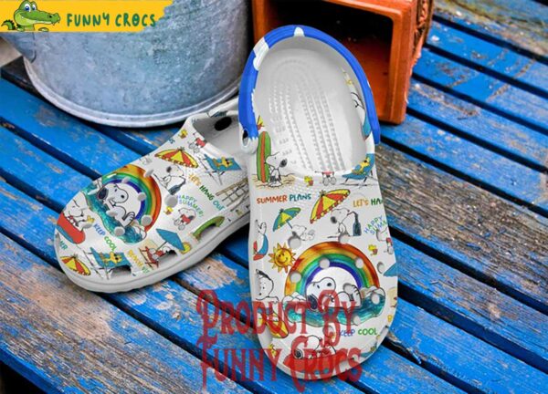 Custom Snoopy Happy Summer Crocs Style