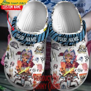 Custom Star Wars Chibi Ahsoka Tano Crocs Shoes 1