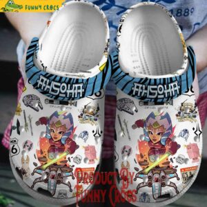 Custom Star Wars Chibi Ahsoka Tano Crocs Shoes 2