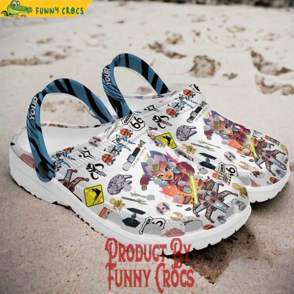 Custom Star Wars Chibi Ahsoka Tano Crocs Shoes