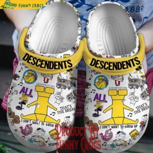 Descendents I Don’t Want To Grow Up Crocs Style