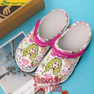 Dolly Parton Chasing Rainbows Crocs Shoes 2