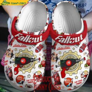 Fallout Nuka-Cola Zap That Thirst Crocs Shoes
