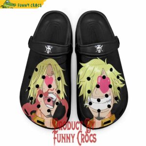 Funny I Really Love You Sanji Crocs Slippers