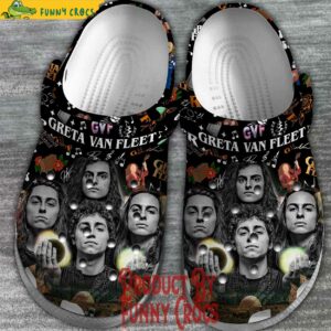 Greta Van Fleet Band Unique Gifts For Music Lovers Black Crocs Style