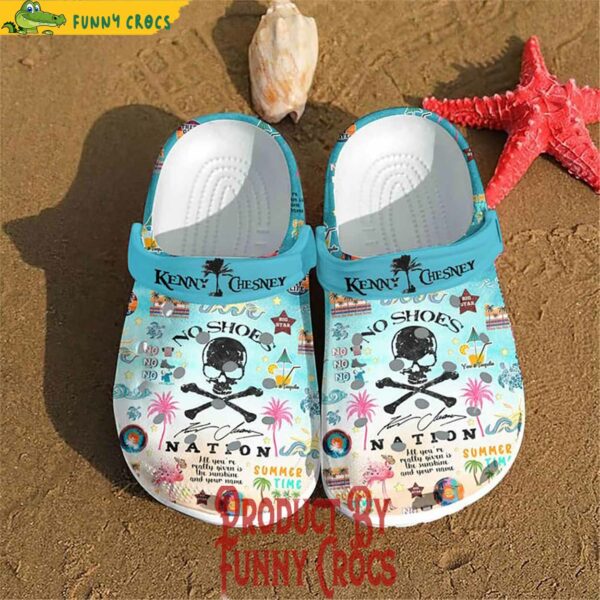 Kenny Chesney No Shoes Nation Crocs Clog Shoes