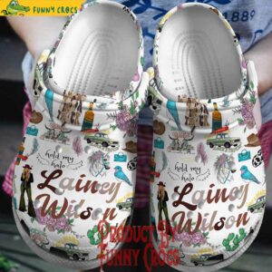 Lainey Wilson Hold My Halo Crocs For Fan 1