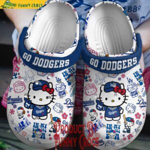MLB Los Angeles Dodgers Hello Kitty Crocs Style