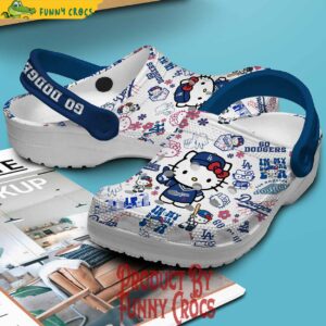 MLB Los Angeles Dodgers Hello Kitty Crocs Style 3