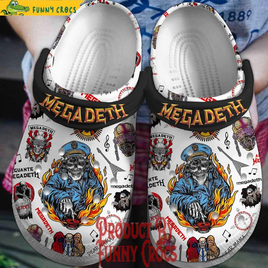 Megadeth Band Crocs Style