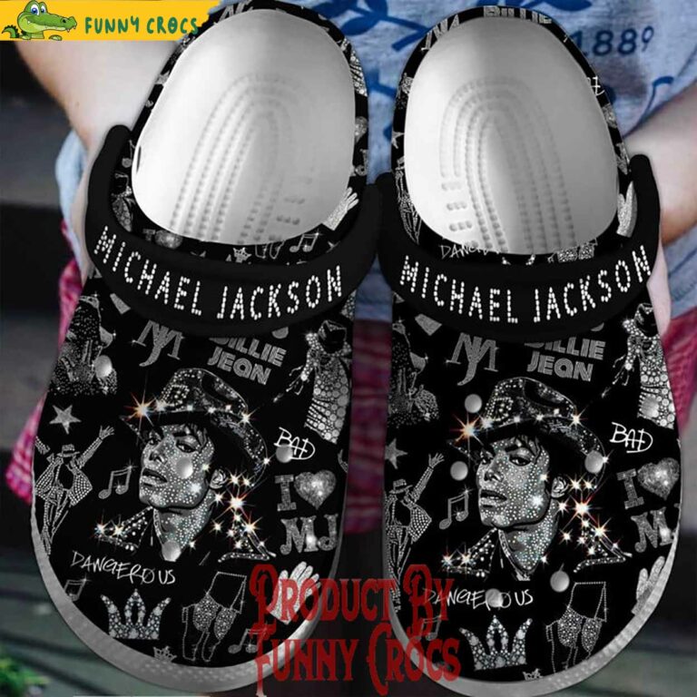 Black Or White Michael Jackson Crocs Shoes - Discover Comfort And Style 