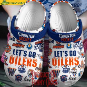NHL Edmonton Oilers Crocs Slippers