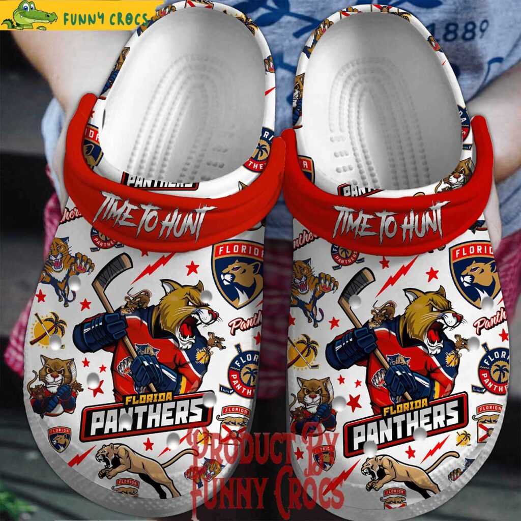 NHL Florida Panthers Time To Hunt Crocs Style
