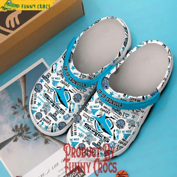 NRL Cronulla Sharks Crocs Style