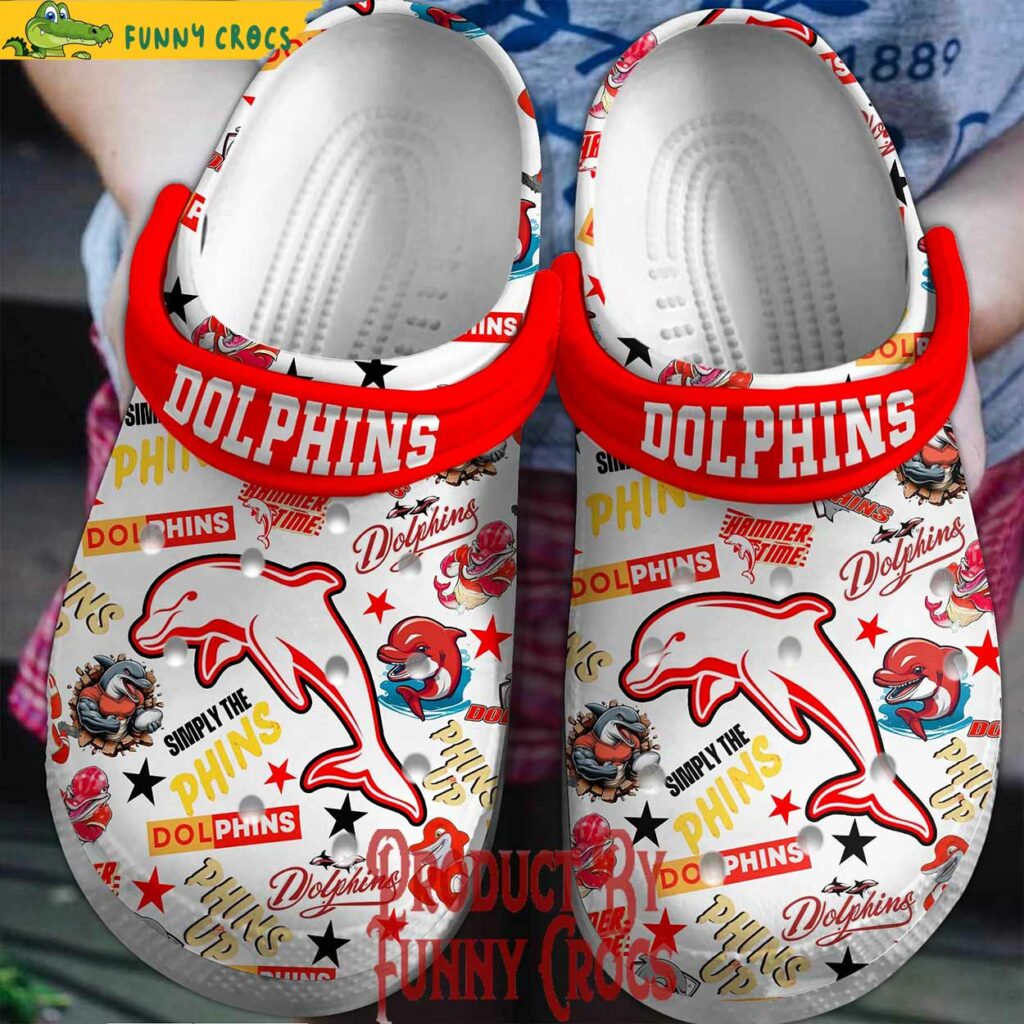 NRL Dolphins Crocs Style