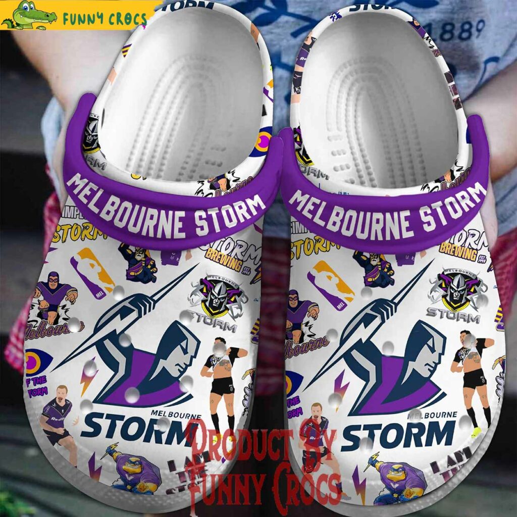 NRL Melbourne Storm Crocs Style