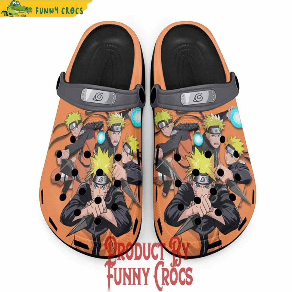 Naruto Pattern Crocs Clog Style