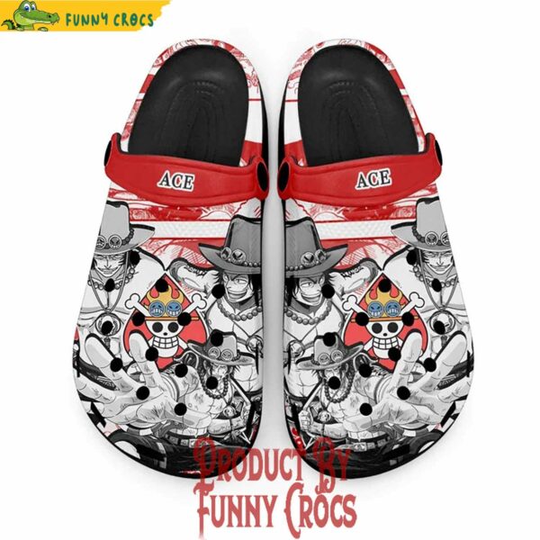 One Piece Ace Crocs Style