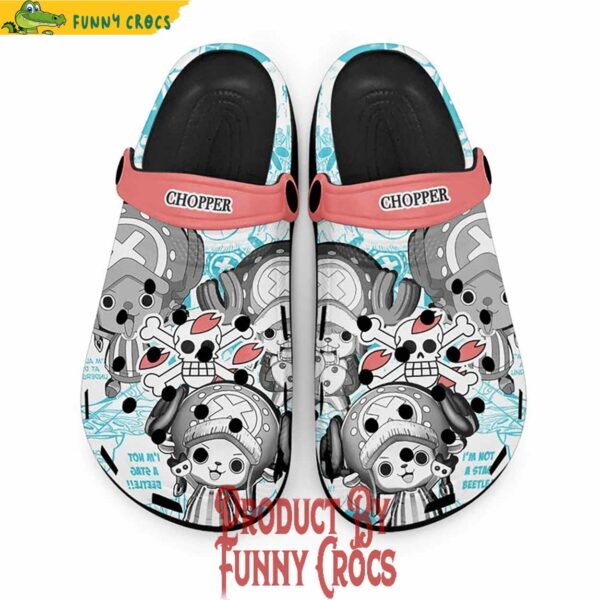 One Piece Chopper Pattern Crocs Style