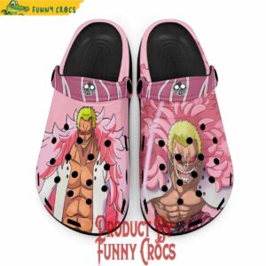 One Piece Doflamingo Pink Crocs