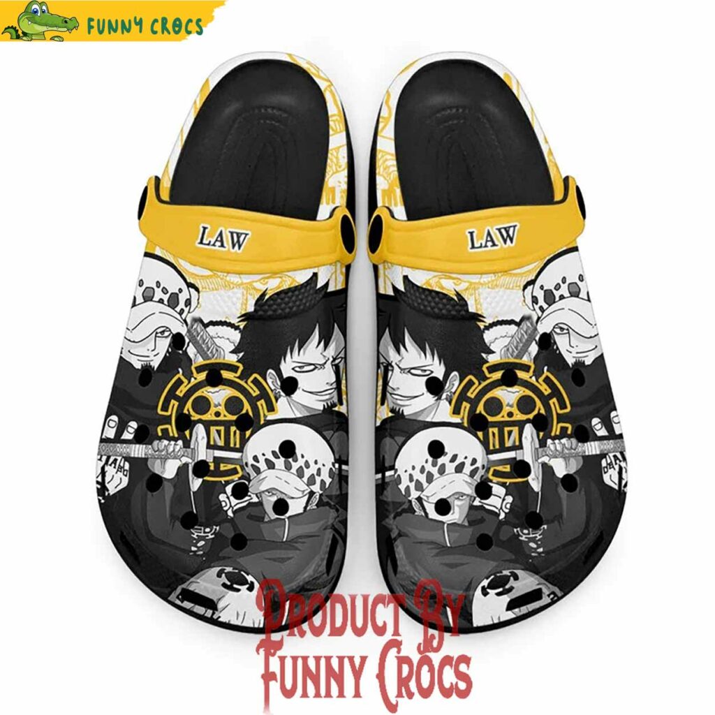 One Piece Law Crocs Shoes