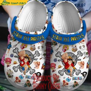 One Piece Straw Hat Pirates Luffy Gear 2 Pattern Crocs Style