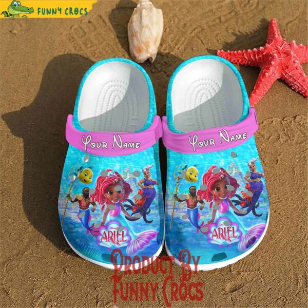 Personalized Disney Ariel Crocs Style