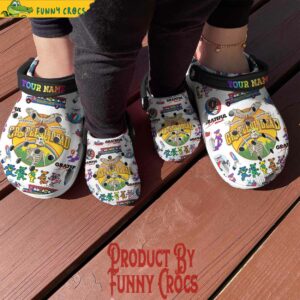 Personalized Grateful Dead Sunshine Daydream Crocs Slippers 4