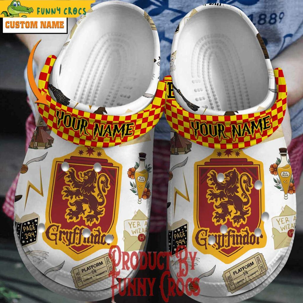 Personalized Gryffindor Crocs Style