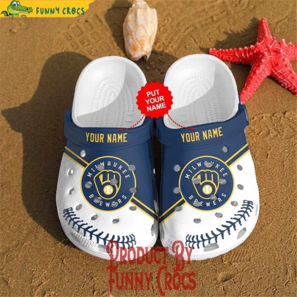 Personalized Milwaukee Brewers Crocs Clog Shoes